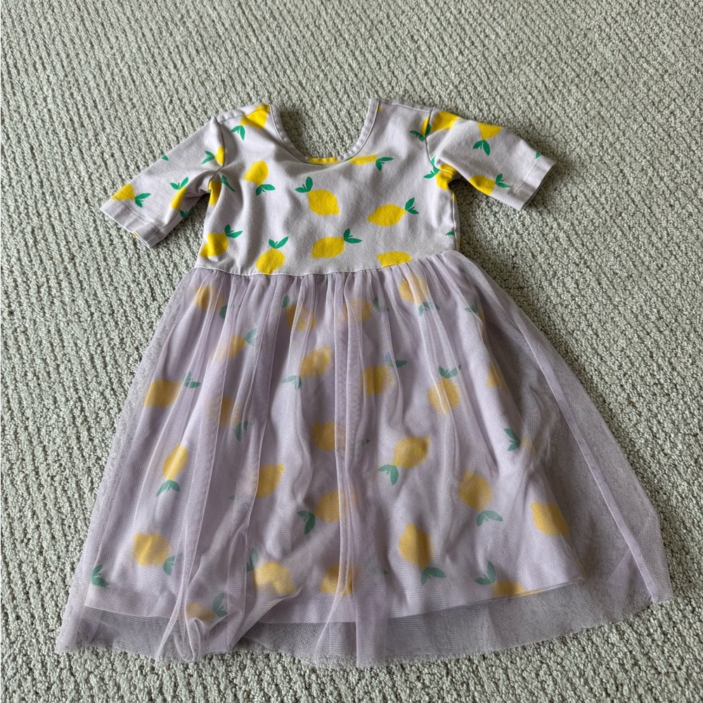 Hanna Andersson Lemon Tulle Dress